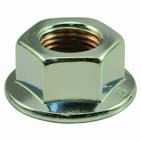 Midwest Fastener Flange Nut, M16-1.50, Steel, Chrome Plated, 2 PK 39303